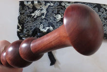 Load image into Gallery viewer, high quality rosewood tai chi ruler Wooden kung fu rods  fitness exercise bar Massage stick martial arts sticks