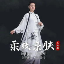 Load image into Gallery viewer, Chinese tai chi women men summer new training kung fu uniform gradual change tai chi set performance dress martial arts suit