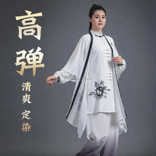 Load image into Gallery viewer, Chinese tai chi women men summer new training kung fu uniform gradual change tai chi set performance dress martial arts suit