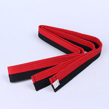 Load image into Gallery viewer, Cotton Taekwondo Belt karate judo Martial Arts Waistband Red White Blue Black Belts Kids Adults 240cm  17 colors