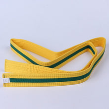 Load image into Gallery viewer, Cotton Taekwondo Belt karate judo Martial Arts Waistband Red White Blue Black Belts Kids Adults 240cm  17 colors