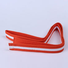 Load image into Gallery viewer, Cotton Taekwondo Belt karate judo Martial Arts Waistband Red White Blue Black Belts Kids Adults 240cm  17 colors