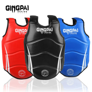 Chest Guard Boxing MMA Kickboxing Body Vest Protector Martial Arts WTF Reversible Rib Shield Taekwondo Target Training Uniform