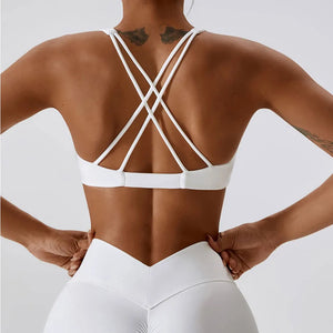 Sports Bra Women Gym Push Up Bra Training Running Bralette Yoga Top Stretch Underwear Workout Fitness Tank Top Women Sports Vest