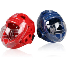 Load image into Gallery viewer, Full Face Head Guard Karate Helmet Taekwondo Headgear MMA Kick Boxing Head Protector Professional Training Helmets
