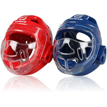 Load image into Gallery viewer, Full Face Head Guard Karate Helmet Taekwondo Headgear MMA Kick Boxing Head Protector Professional Training Helmets