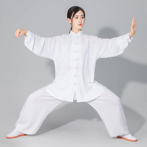 Tai chi Solid Cotton 6 Colors High Quality Wushu Kung fu Clothing Kids Adult Martial Arts Wing Chun Suit