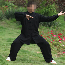 Cargar imagen en el visor de la galería, Tai Chi Uniform Cotton 5 Colors High Quality Wushu Kung Fu Clothing Kids Adults Martial Arts Wing Chun Suit Martial Arts Uniform
