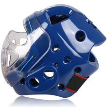 Load image into Gallery viewer, Full Face Head Guard Karate Helmet Taekwondo Headgear MMA Kick Boxing Head Protector Professional Training Helmets