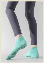 Load image into Gallery viewer, Full Toe Yoga Socks Women Cotton Silicone Non-slip Grip Low-ankle Five Toes Pilates Sock