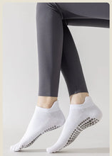 Load image into Gallery viewer, Full Toe Yoga Socks Women Cotton Silicone Non-slip Grip Low-ankle Five Toes Pilates Sock