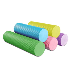 Yoga Foam Roller High-density EVA Muscle Roller Self Massage Tool for Gym Pilates Yoga Fitness Gym Equipment; 30/45/60CM