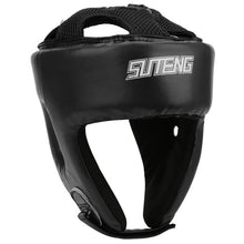 Cargar imagen en el visor de la galería, SUTENG- Red, Black, Blue Boxing Headgear Head Guard Martial Arts Sparring Helmet Face Head Protector