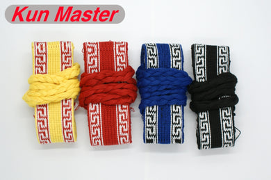 Cotton Wu Shu Belt ,widening And Thickening, martial Arts Belt, kung Fu Belt, red, black, blue, yellow, 2.2 M Long