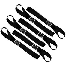 Load image into Gallery viewer, Soft Loop Tie Down Straps Strong Load Capacity Loop for Securing ATV UTV Motorcycles Scooters Dirt Bikes, 6Pcs