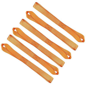 Soft Loop Tie Down Straps Strong Load Capacity Loop for Securing ATV UTV Motorcycles Scooters Dirt Bikes, 6Pcs