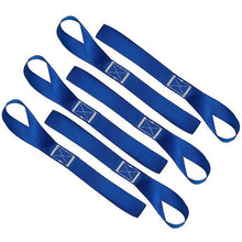 Load image into Gallery viewer, Soft Loop Tie Down Straps Strong Load Capacity Loop for Securing ATV UTV Motorcycles Scooters Dirt Bikes, 6Pcs
