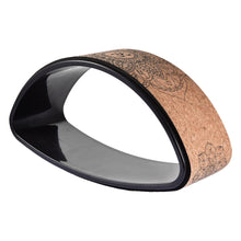 Load image into Gallery viewer, Yoga Wheel Bent Back Stretch Natural Cork Solid Fitness Wheel Pilates Ring Sturdy Wheel Yoga Training Exercise Home Gym Workout