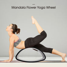 Load image into Gallery viewer, Yoga Wheel Bent Back Stretch Natural Cork Solid Fitness Wheel Pilates Ring Sturdy Wheel Yoga Training Exercise Home Gym Workout