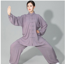 Cargar imagen en el visor de la galería, Tai chi Wushu Kung Fu Qi Gong Uniform High Quality Cotton, Children and Adult Clothing Martial Arts Wing Chun Suit