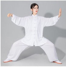 Load image into Gallery viewer, Tai chi Wushu Kung Fu Qi Gong Uniform High Quality Cotton, Children and Adult Clothing Martial Arts Wing Chun Suit