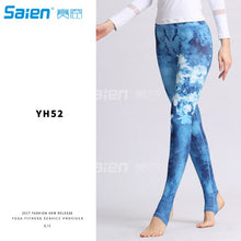 Cargar imagen en el visor de la galería, Printed Extra Long Women Yoga Leggings High Waist Tummy Control Over The Heel Yoga Pants