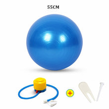 Load image into Gallery viewer, Sports Exercise Balls (55-75cm) Pilates Fitness Balance Ball AntiBurst Stability Ball for Training Workout Massage Birthing Ball