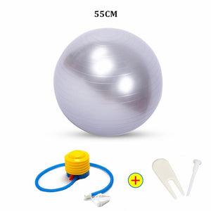 Sports Exercise Balls (55-75cm) Pilates Fitness Balance Ball AntiBurst Stability Ball for Training Workout Massage Birthing Ball