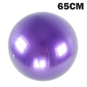 Sports Exercise Balls (55-75cm) Pilates Fitness Balance Ball AntiBurst Stability Ball for Training Workout Massage Birthing Ball