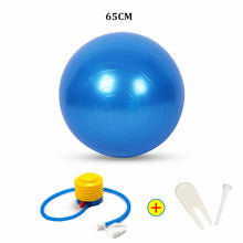 Cargar imagen en el visor de la galería, Sports Exercise Balls (55-75cm) Pilates Fitness Balance Ball AntiBurst Stability Ball for Training Workout Massage Birthing Ball