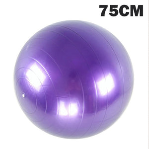 Sports Exercise Balls (55-75cm) Pilates Fitness Balance Ball AntiBurst Stability Ball for Training Workout Massage Birthing Ball