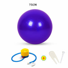 Load image into Gallery viewer, Sports Exercise Balls (55-75cm) Pilates Fitness Balance Ball AntiBurst Stability Ball for Training Workout Massage Birthing Ball