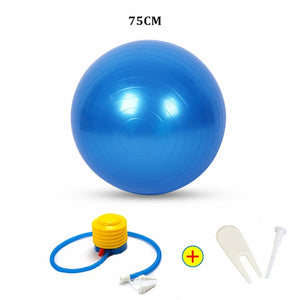 Sports Exercise Balls (55-75cm) Pilates Fitness Balance Ball AntiBurst Stability Ball for Training Workout Massage Birthing Ball