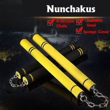 Load image into Gallery viewer, Martial Arts Foam Nunchakus Martial Arts Nunchucks  Metal Chain Safe Sponge Nunchucks