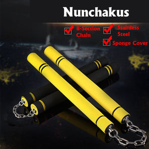 Martial Arts Foam Nunchakus Martial Arts Nunchucks  Metal Chain Safe Sponge Nunchucks