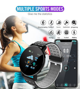 Fitness Bracelet Blood Pressure Smart Band Waterproof Fitness Tracker Watch Women Men Heart Rate Monitor Smartband 40DC27