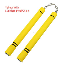 Load image into Gallery viewer, Martial Arts Foam Nunchakus Martial Arts Nunchucks  Metal Chain Safe Sponge Nunchucks