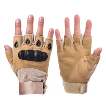 Load image into Gallery viewer, Tactical Hard Knuckle Half finger Gloves Men&#39;s Army Military Combat Hunting Shooting Airsoft Paintball Police Duty - Fingerless