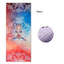 Cargar imagen en el visor de la galería, Microfiber Retro style Lotus Elephant Pattern Non-slip Yoga Mat Exercise Fitness Gymnastics Mat Tasteless Pilates Pad, 183*65cm