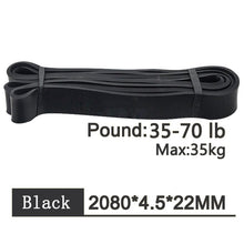 Load image into Gallery viewer, Pilates Pull Rope Fitness Loop Crossfit Expander Rubber Resistance Bands Training Yoga Strength Gym Power Sports, 208cm