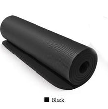 Cargar imagen en el visor de la galería, Non-slip Yoga Mats Tear Resistant NBR Fitness Mats Sports Gym Pilates Pads Health Lose Weight Fitness Exercise Pad, 10mm