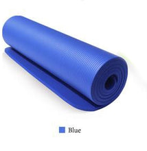 Cargar imagen en el visor de la galería, Non-slip Yoga Mats Tear Resistant NBR Fitness Mats Sports Gym Pilates Pads Health Lose Weight Fitness Exercise Pad, 10mm