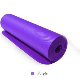 Non-slip Yoga Mats Tear Resistant NBR Fitness Mats Sports Gym Pilates Pads Health Lose Weight Fitness Exercise Pad, 10mm