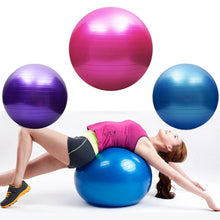 Load image into Gallery viewer, Sports Yoga Ballon Bola Pilates Fitness Ball Exercise Fitball Balance Gym PVC Pelota Workout Massage Yoga Ball 25cm 65cm 75cm 85