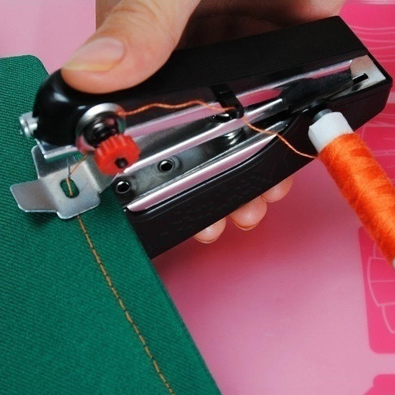 Mini Sewing Machines Needlework Cordless Hand Held Clothes Useful Portable Manual Sewing Machines Handwork Tools Accessories