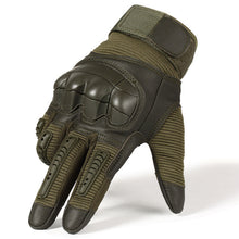 Cargar imagen en el visor de la galería, Touch Screen Hard Knuckle Tactical Gloves PU Leather Army Military Combat Airsoft Outdoor Sport Cycling Paintball Hunting Swat