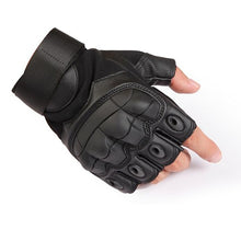 Cargar imagen en el visor de la galería, Touch Screen Hard Knuckle Tactical Gloves PU Leather Army Military Combat Airsoft Outdoor Sport Cycling Paintball Hunting Swat