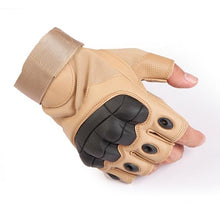 Cargar imagen en el visor de la galería, Touch Screen Hard Knuckle Tactical Gloves PU Leather Army Military Combat Airsoft Outdoor Sport Cycling Paintball Hunting Swat