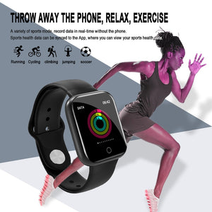 ONEMIX Men Women Outdoor Smart Sports Watch IP67 Waterproof Fitness Bracelet Bluetooth Monitored Tracker Wristband Pedometer