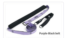 Cargar imagen en el visor de la galería, Yoga Fitness Stretching Strap Adjustable Leg Stretcher &amp; Back Assist Trainer, Improve Leg Waist Back Flexibility Ballet Dance
